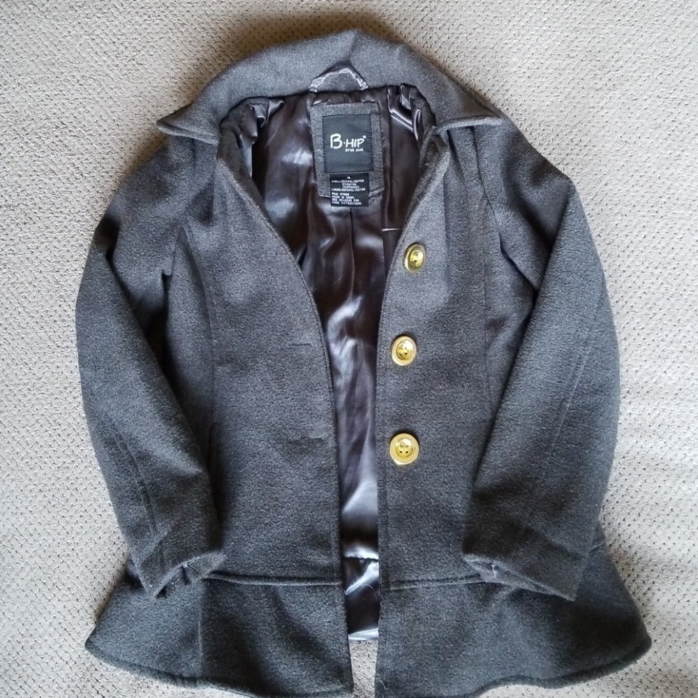 Little girl's peacoat